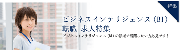 ビジネスインテリジェンス(BI)転職 求人特集