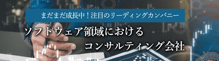 ソフトウェア領域におけるコンサルティング会社 求人特集!!